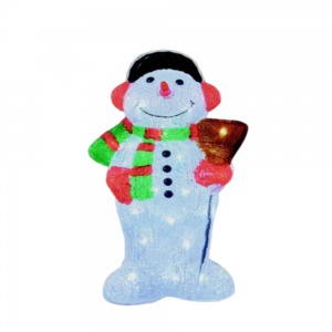 Premier Acrylic Snowman 41cm 40 LEDs LV184564
