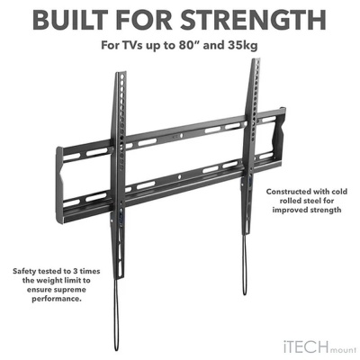 Itechmount PLB60 37 to 80 Inch Fixed Wall Bracket