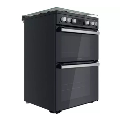 Hotpoint 60m Gas Cooker with Double Oven HDM67G0C2CBUK 