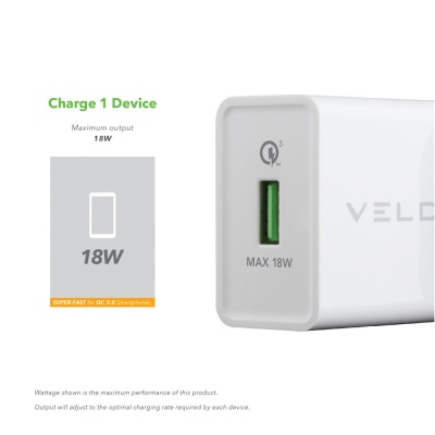 Veld Super Fast 18W Charger QC VH18AW
