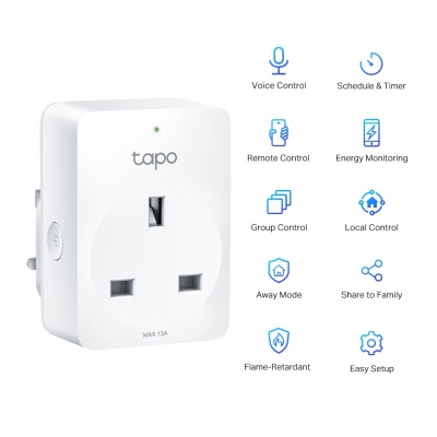 TPLink Tapo Smart Socket Energy Monitor TAPO P110 4PK