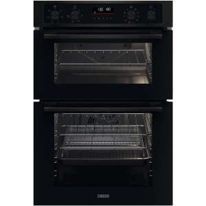 Zanussi Airfry Double Oven Black ZKCNA7KN