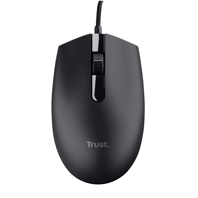 Trust Basi Ambidextrous Black Wired Mouse T24271