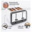 Bosch DesignLine Ergo 4 Slice Toaster White TAT5P441GB