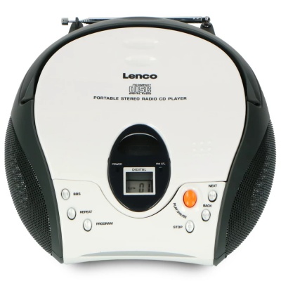 Lenco Stereo with CD Player SCD-24 White