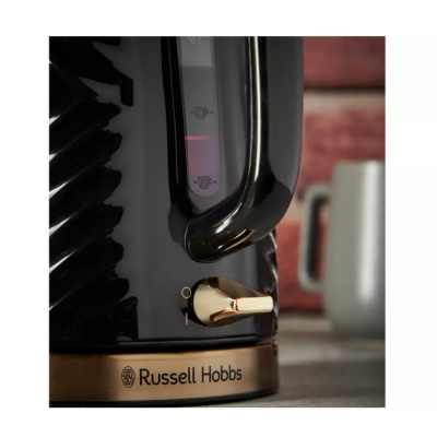 Russell Hobbs Groove Black Kettle 26380