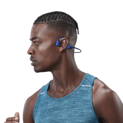Shokz Open Run Bone Conduction Headphones Mini Blue S803BLU