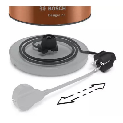 Bosch DesignLine Plus TWK4P439GB Cordless Jug Kettle Copper