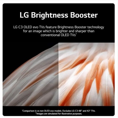 LG 65 Inch C3 OLED EVO 4K Smart TV OLED65C34LA