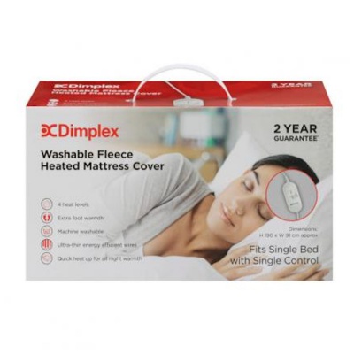 Dimplex Single Fleece Mattress Cover DMC3001