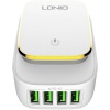 Ldnio 4 USB Ports Adapter Wall Charger LED Light 644058