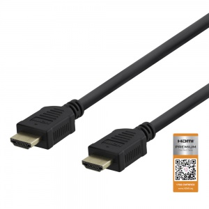 Deltaco High Speed HDMI Cable 2m Black HDMI1020R