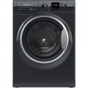 Hotpoint 9kg Black Washing Machine NSWM 945C BS UK N
