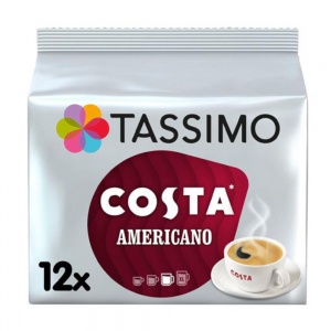 Tassimo Costa Americano Coffee Pods 12 Pack 852736