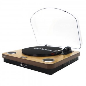 Aiwa Stereo Turntable With Built In Speakers 896718