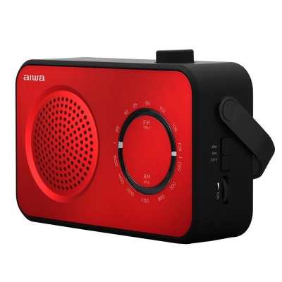 Aiwa Portable Fm Am Radio Red 900101