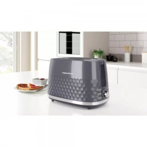 Morphy Richards Hive Grey 2 Slice Toaster 220033