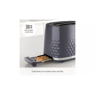 Morphy Richards Hive Grey 2 Slice Toaster 220033