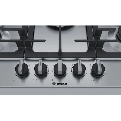 Bosch Series 6 Gas hob 75cm Stainless Steel PCQ7A5B90