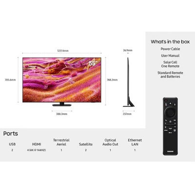 Samsung QN90F 55 Inch 4K QLED Smart TV QE55QN90FATXXU