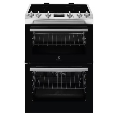 Electrolux 60cm Double Oven Electric Cooker LKI655200X
