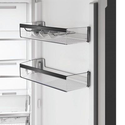 Whirlpool American Fridge Freezer Black WHG2 6513 XK4UK