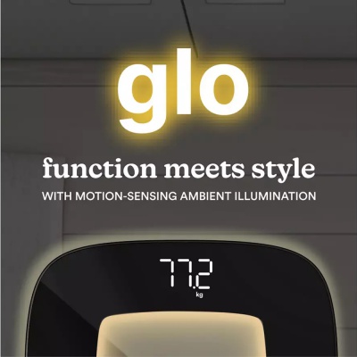 Homedics Glo Essential Bathroom Scales SCLB100BK