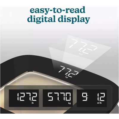 Homedics Glo Essential Bathroom Scales SCLB100BK