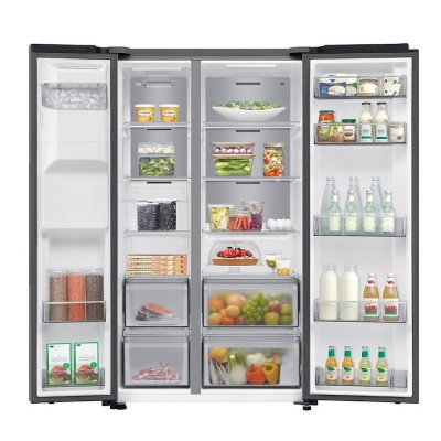 Samsung AI Series 6 Fridge Freezer Silver RS70F64KETEU