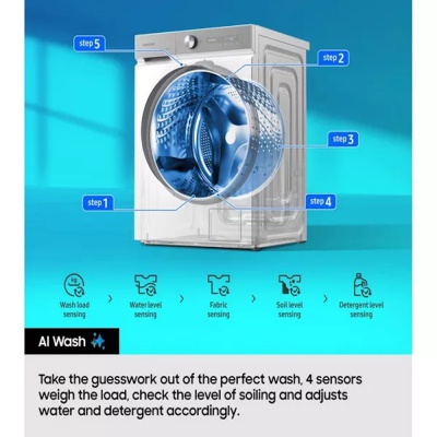 Samsung Series 6 AI 9kg Washing Machine WW90DG6U85LBU1