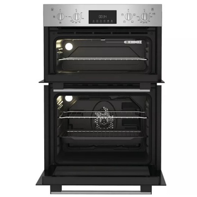 Indesit Electric Double Oven Stainless Steel DII 10D IX