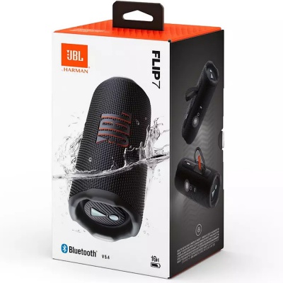 JBL Flip 7 Portable Bluetooth Speaker JBLFLIP7BLK