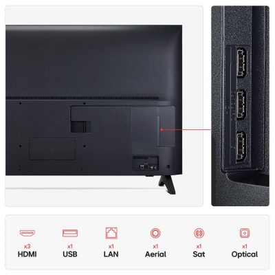 LG 43 Inch QNED AI 4K Smart TV 43QNED70A6A