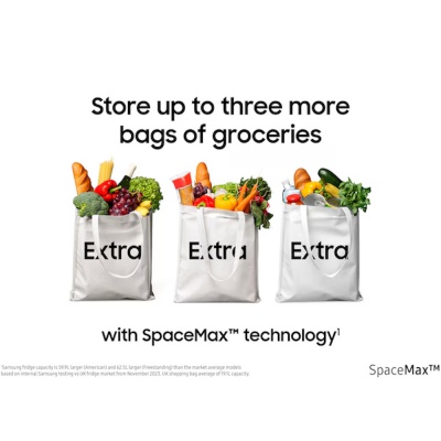 Samsung Series 6 Fridge Freezer Black Steel RS70F65QEF