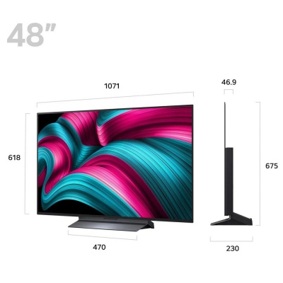 LG 48 Inch OLED evo AI C5 4K Smart TV OLED48C54LA