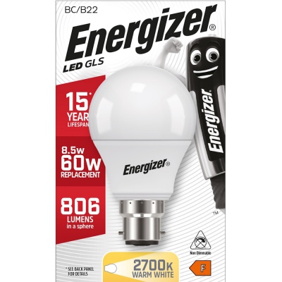 Energizer 60w Warm White LED Bulb S8862