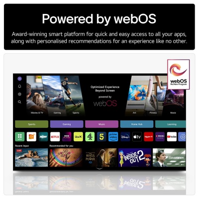 LG 55 Inch QNED AI 4K Smart TV 55QNED70A6A