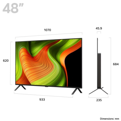 LG 48 Inch OLED AI B5 4K Smart TV OLED48B56LA