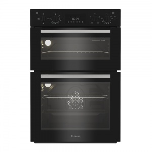 Indesit Built in Double Oven DII 10D B