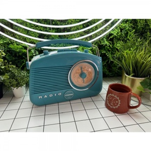 Steepletone Brighton Retro Radio Duck Egg BRIGHTONBEBT