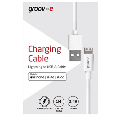 Groove Lightning to USB-A 1m Charging Cable GVMA041WE