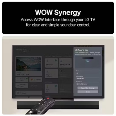 LG US20A 2.0ch Bluetooth Soundbar US20A.AGBRLLK
