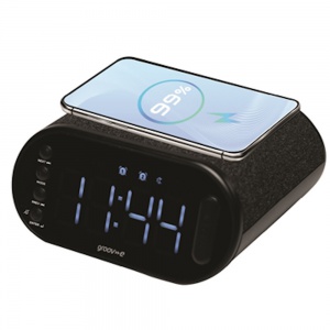 Groove Atlas II Bluetooth Alarm Clock Radio GVCR06BK