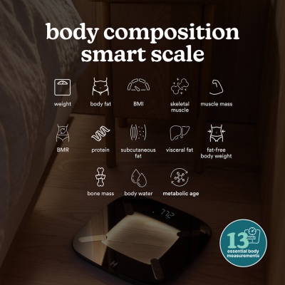 Homedics Glo Body Analyser Bathroom Scale SCL-BBC200