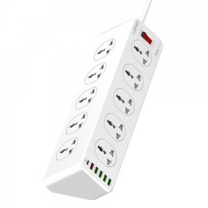 Ldnio 10 Gang Power Strip With 6 USB Ports SC10610