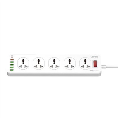 Ldnio 10 Gang Power Strip With 6 USB Ports SC10610