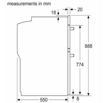Bosch Series 4 Electric Double Oven Black MBA533BB3B