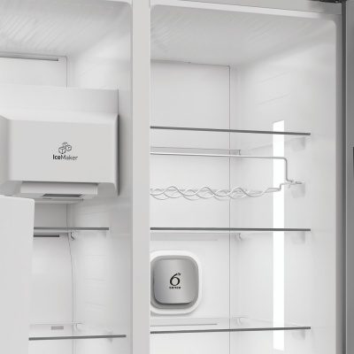 Whirlpool American Fridge Freezer WHG2 6574W XK5UK