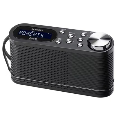Roberts DAB FM Portable Digital Radio Black PLAY10BK