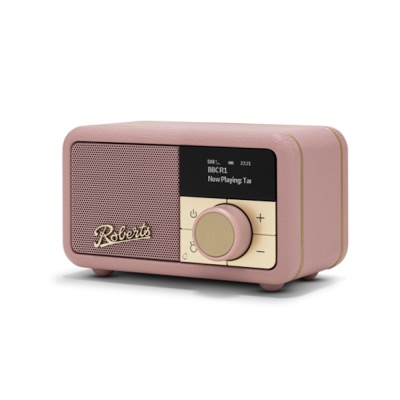 Roberts Bluetooth Speaker Radio Dusky Pink REVPETITE2DP